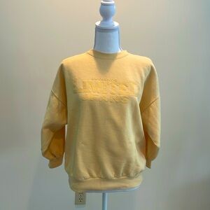 The Limited Pale Yellow Authentic Limited Jeans Pullover. Y2K. Large